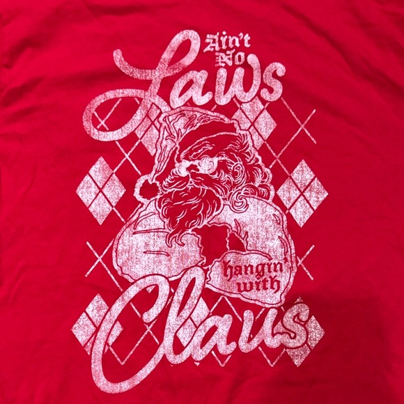 Ain’t no Laws Red Graphic T-Shirt - Picture 2 of 5